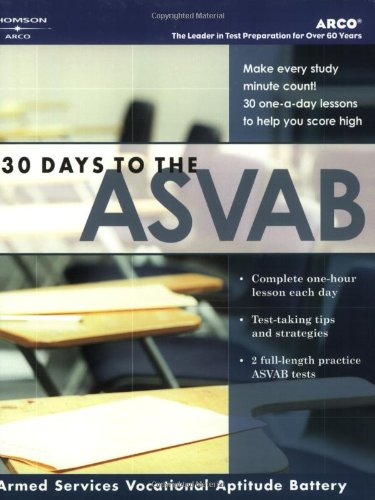 Imagen de archivo de 30 Days to the Asvab a la venta por Better World Books: West