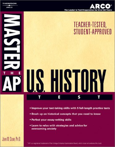 Master the Ap U.S. History Test (9780768912890) by Arco Publishing