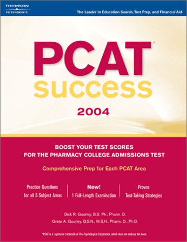 9780768913095: Pcat Success 2004, 7th Edition: Test Prep (PETERSON'S PCAT SUCCESS)