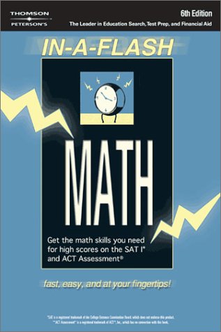Beispielbild fr Peterson'S In - A -Flash Math ; 6 /E zum Verkauf von Kanic Books