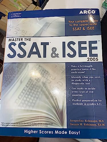 Master the SSAT/ISEE, 2005/E - Arco Publishing; Arco