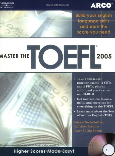 Stock image for ARCO Master the TOEFL 2005 with CDs for sale by UHR Books