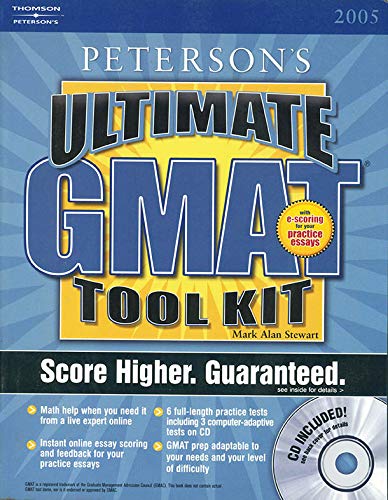 Stock image for Ultimate GMAT Tool Kit: With CD-ROM; The Ultimate GMAT Advantage (PETERSON'S GMAT CAT SUCCESS) for sale by Pro Quo Books