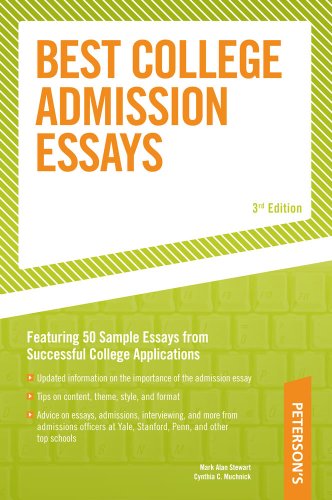 9780768917291: Best College Admission Essay's: Featuring 50 Sample Essays from Successful College Applications