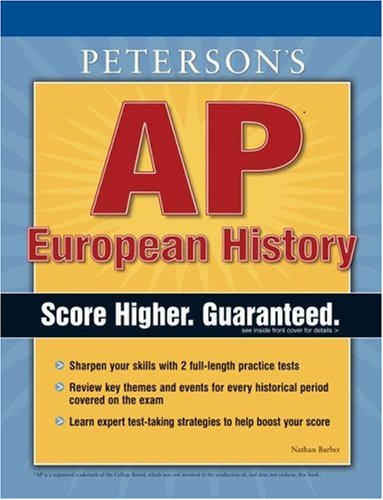 Imagen de archivo de Peterson's Ap European History a la venta por -OnTimeBooks-