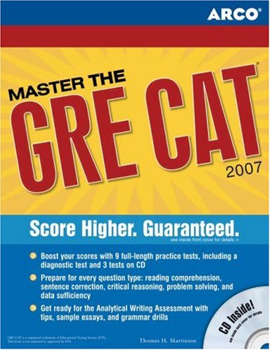 Master the GRE, 2007/e w/CD-ROM (9780768923131) by Arco