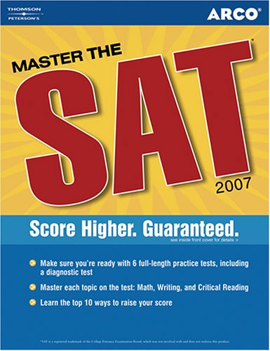 Master the SAT, 2007/e w/o CD-ROM 3rd ed (9780768923193) by Arco