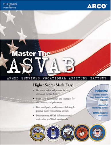 Imagen de archivo de Master the Asvab a la venta por Better World Books