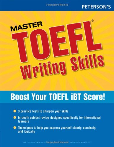 Master the TOEFL Writing Skills, 1st ed (9780768923292) by Arco