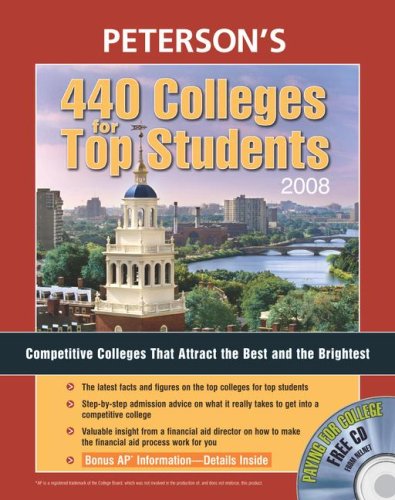 Stock image for 440 Colleges for Top Students 2008 (Peterson's 440 Colleges for Top Students) for sale by Ergodebooks