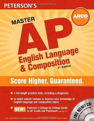 Stock image for Peterson's Master AP English Language & Composition [With CDROM] for sale by ThriftBooks-Dallas