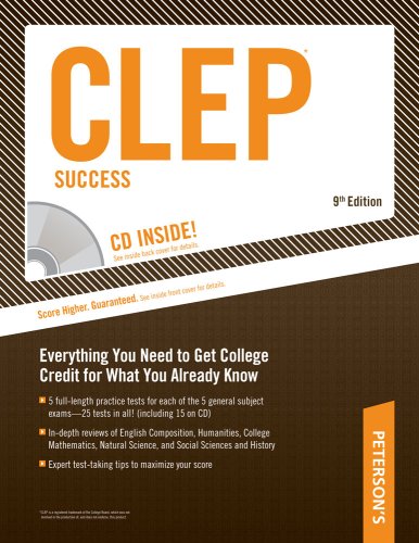 Peterson's CLEP Success (Book & CD-ROM) (9780768924794) by Peterson's