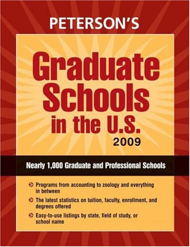 9780768925999: Graduate Schools in the U.S. 2009