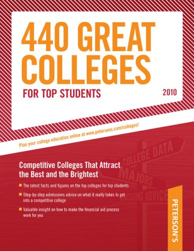 Peterson's 440 Great Colleges for Top Students (9780768926866) by Peterson's