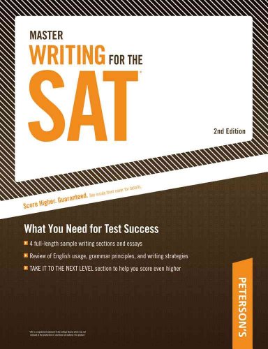 Stock image for Master Writing for the SAT : What You Need for Test Success for sale by Better World Books