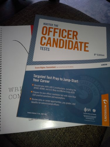 Beispielbild fr Master the Officer Candidate Tests : Targeted Test Prep to Jump-Start Your Career zum Verkauf von Better World Books