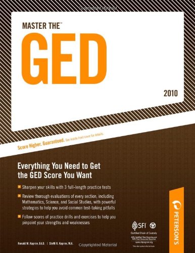 9780768927979: Master The GED - 2010: Everything You Need to Get the GED Score You Want
