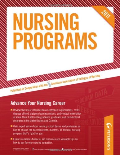 Nursing Programs 2011 (9780768928365) by Peterson's