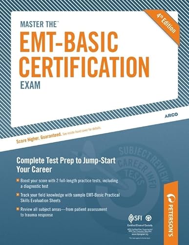Beispielbild fr Master the EMT Basic Certification Exam zum Verkauf von Better World Books