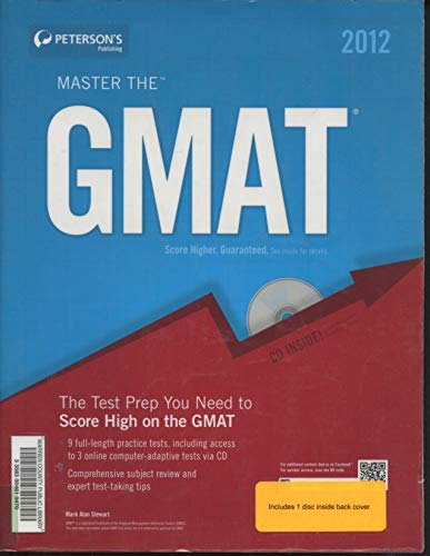 Beispielbild fr Master the GMAT 2012 - (w/ CD) zum Verkauf von Better World Books