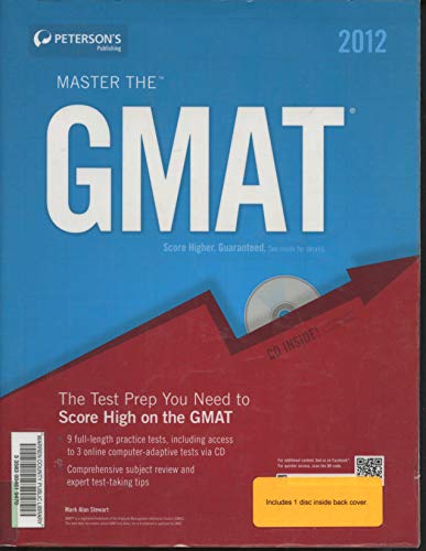 Stock image for Master the GMAT 2012 - (w/ CD) for sale by Better World Books