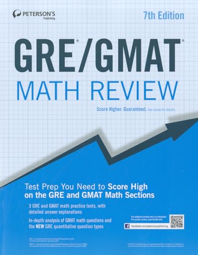 9780768934311: GRE/GMAT Math Review (Peterson's GRE/GMAT Math Review)