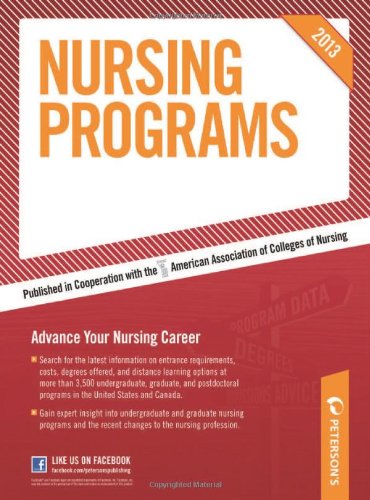 Stock image for Nursing Programs 2013 for sale by Better World Books
