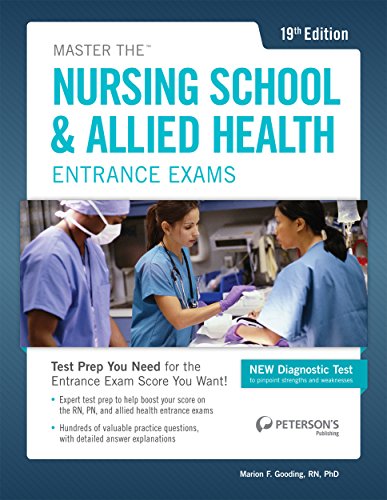 Beispielbild fr Master the Nursing School and Allied Health Exams zum Verkauf von Better World Books