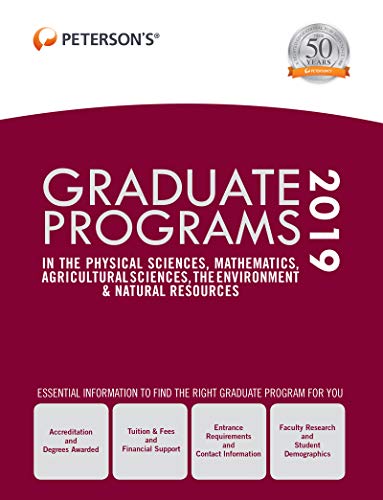 Beispielbild fr Graduate Programs in the Physical Sciences, Mathematics, Agricultural Sciences, the Environment and Natural Resources 2019 (Grad 4) zum Verkauf von Better World Books