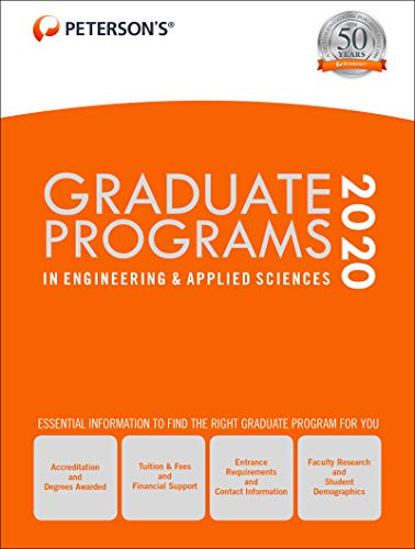 Beispielbild fr Graduate Programs in Engineering and Applied Sciences 2020 zum Verkauf von Better World Books