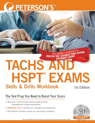 Stock image for Peterson's TACHS and HSPT Exams Skills &amp; Drills Workbook for sale by Blackwell's
