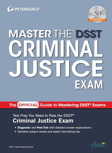 Beispielbild fr Master the DSST Criminal Justice Exam zum Verkauf von GF Books, Inc.