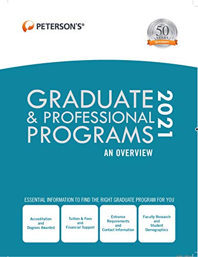 Stock image for Graduate & Professional Programs: An Overview 2021 (Peterson's Graduate & Professional Programs) for sale by SecondSale