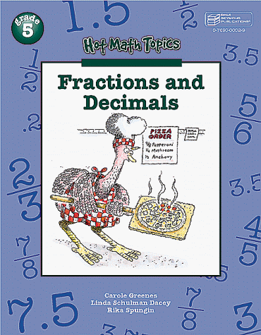 Beispielbild fr Fractions and Decimals, Grade 5 (Hot Math Topics) zum Verkauf von SecondSale