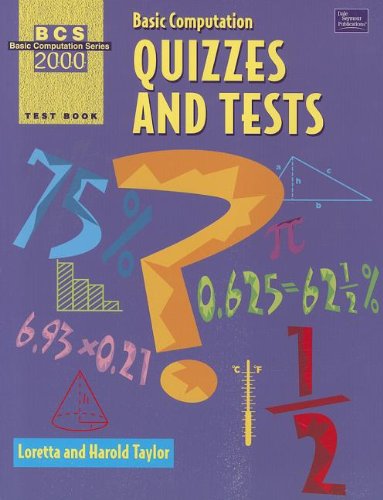 9780769001234: Quizzes and Tests (Basic Computation)
