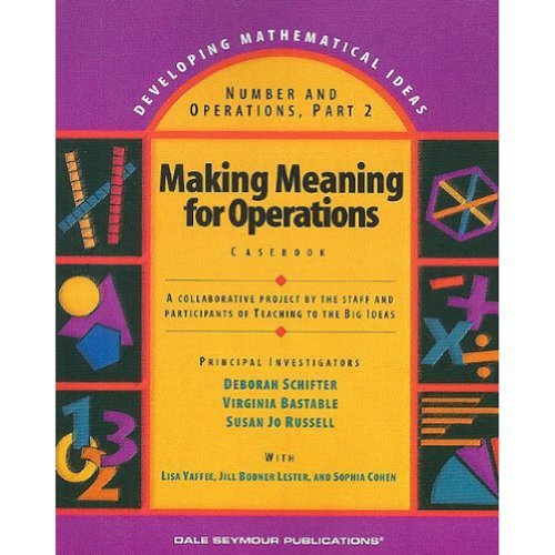 Imagen de archivo de Making Meaning for Operations, Part 2, Casebook a la venta por SecondSale