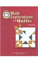 Stock image for Mathematical Explorations With Quilts for sale by Half Price Books Inc.