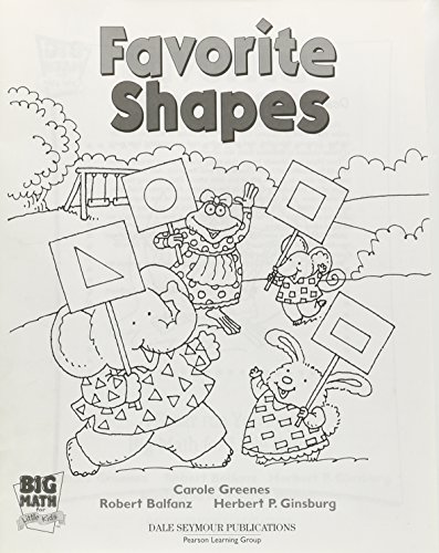 Dale Seymour Publications Big Math for Little Kids Kindergarten Unit 2 Take Home Storybooks Student Edition 2003c (9780769028859) by Dale Seymour Publications
