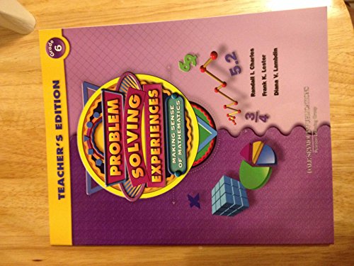 9780769032412: Dale Seymour Publications Problem Solving Experiences: Making Sense of Mathematics Teacher Sourcebook Grade 6 2005c (Problem Solving Experiences in Math)