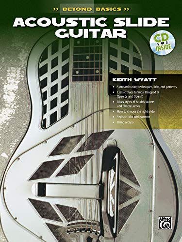 Imagen de archivo de Beyond Basics: Acoustic Slide Guitar, Book Online Audio a la venta por Goodwill