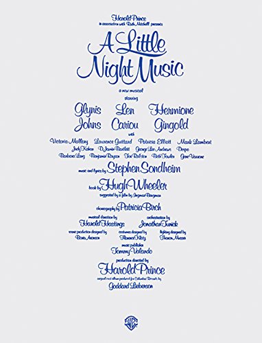 9780769200491: A Little Night Music: Vocal Score