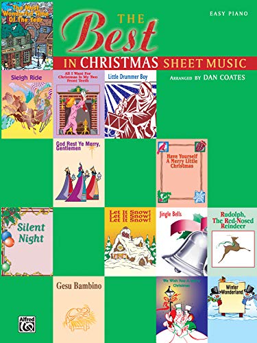 Stock image for The Best in Christmas Sheet Music for sale by Goodwill of Colorado