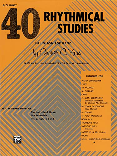 9780769208220: 40 Rhythmical Studies: Band Supplement