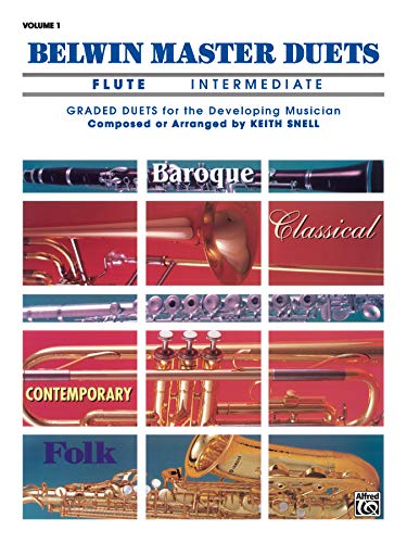 9780769217772: Belwin Master Duets (Flute), Vol 1: Intermediate
