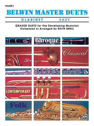 Stock image for Belwin Master Duets (Clarinet), Vol 1: Easy for sale by PlumCircle