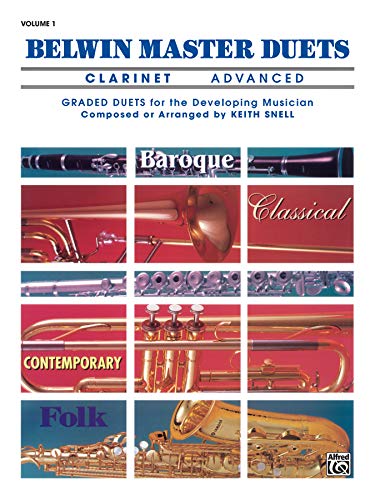 Stock image for Belwin Master Duets (Clarinet), Vol 1 Vol. 1 : Advanced for sale by Better World Books