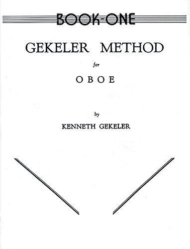 Beispielbild fr Gekeler Method for Oboe, Book I zum Verkauf von WorldofBooks