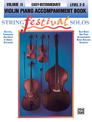 Stock image for String Festival Solo: Violin - Piano (Paperback) for sale by Grand Eagle Retail