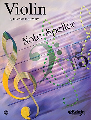 Violin Note Speller (9780769231266) by Janowsky, Edward
