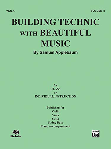 Beispielbild fr Building Technic with Beautiful Music, Bk 2 : Viola zum Verkauf von Better World Books